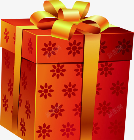 暗红色正方形的礼物盒png免抠素材_新图网 https://ixintu.com 暗红色 正方形 礼物