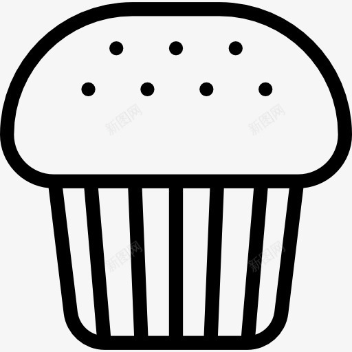 松饼图标png_新图网 https://ixintu.com 松饼 烘焙 甜 甜点 蛋糕 面包 食品 食品和餐厅