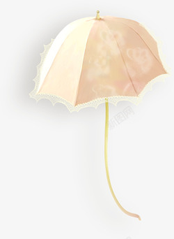 蕾丝边雨伞素材
