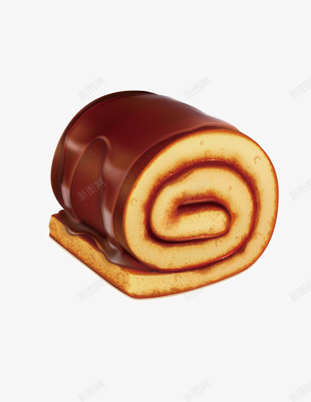 巧克力甜卷面包矢量图ai免抠素材_新图网 https://ixintu.com 巧克力 甜点 面包 矢量图