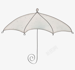 水墨雨伞素材