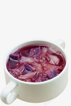 紫薯甜汤素材