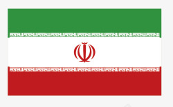伊朗国旗矢量图素材