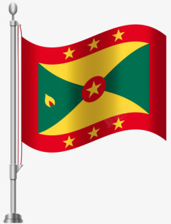 纳达格林纳达国旗高清图片
