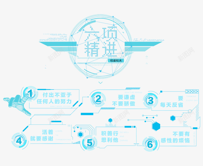 文案排版psd免抠素材_新图网 https://ixintu.com 6点精进 分类 文案排版