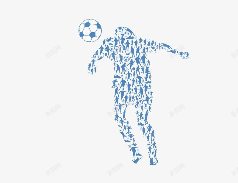 足球运动图标png_新图网 https://ixintu.com 卡通人物 卡通手绘 水彩画 肖像画 装饰图案 足球运动
