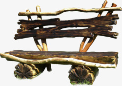 木头座椅手绘木头座椅高清图片