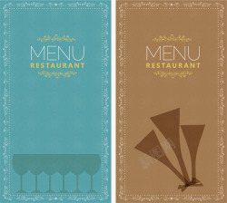 西餐menu西餐菜谱封面矢量图高清图片
