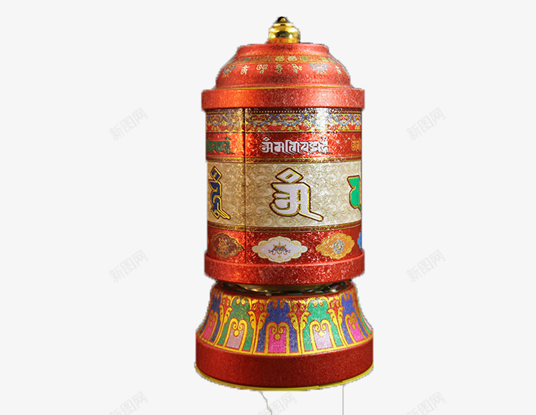 西藏转经筒png免抠素材_新图网 https://ixintu.com 佛教 信仰 商业 转经筒 转金筒