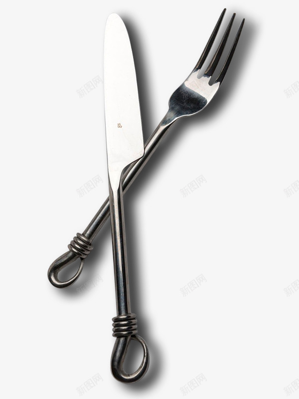 刀叉套装元素png免抠素材_新图网 https://ixintu.com 刀叉 刀子 叉子 西餐 餐具