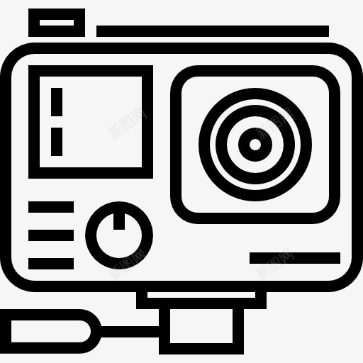 GoPro图标png_新图网 https://ixintu.com GoPro 家用 技术 摄像机 数码相机 电子