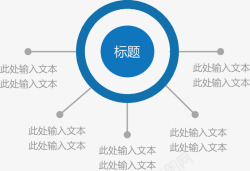 嵌套图嵌套环形分类图矢量图高清图片