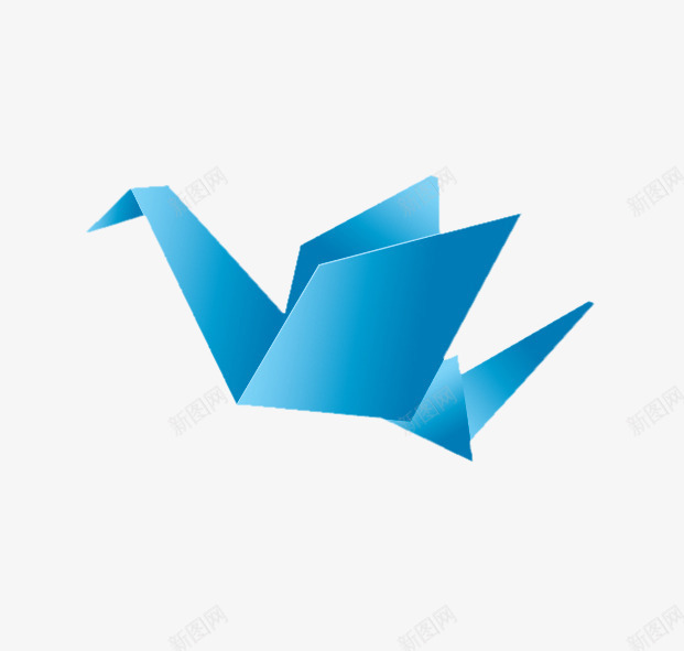 蓝色折纸鸟png免抠素材_新图网 https://ixintu.com png图片素材 免费png素材 折纸图片 玩具素材 蓝色