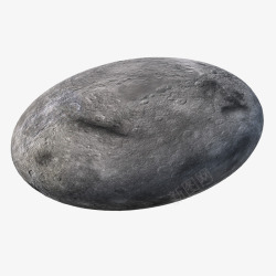 天外来物椭圆形陨石石块高清图片