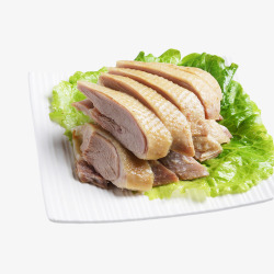 肥而不腻的肉夹馍产品实物生菜咸水鸭高清图片