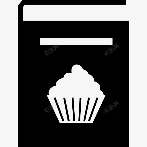 甜品食谱的书图标png_新图网 https://ixintu.com 书 书籍 厨房包 甜品 食品 食谱