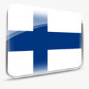 finland欧盟芬兰旗帜图标dooff高清图片