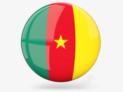 喀麦隆旗帜素材