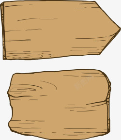 木头材质指示牌素材