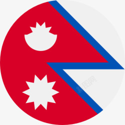 尼泊尔国家尼泊尔图标高清图片
