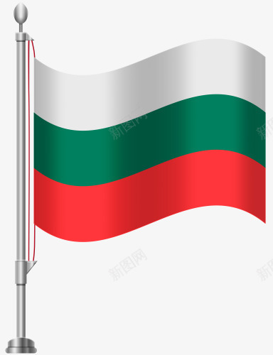 保加利亚国旗png免抠素材_新图网 https://ixintu.com 保加 利亚 国旗 旗帜 白绿红