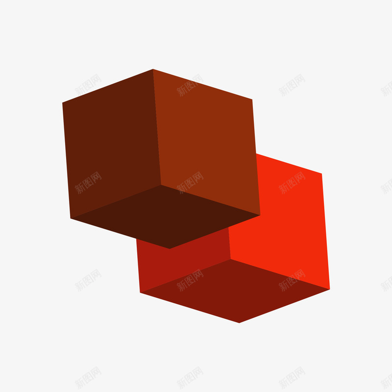 几何立体正方形块png免抠素材_新图网 https://ixintu.com 几何 四四方方 块 正方形 立体