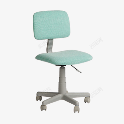 绿色升降椅png免抠素材_新图网 https://ixintu.com 产品实物 办公椅 可升降椅 沙发 电子 绿色 转轮