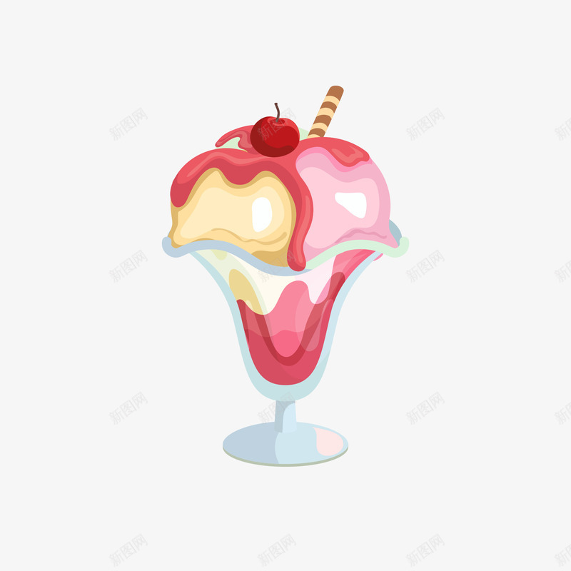 清新手绘冰淇淋元素png免抠素材_新图网 https://ixintu.com 冰淇淋 卡通 手绘风格 清新 甜品 甜品屋 高清