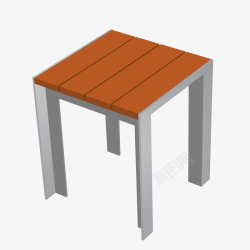 木头板凳素材