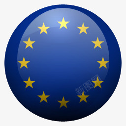 金欧盟旗帜png免抠素材_新图网 https://ixintu.com Au eu 欧盟 金