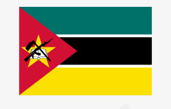莫桑比克国旗矢量图素材