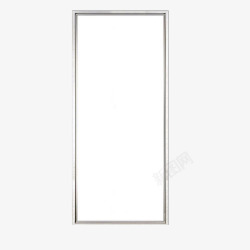卫生间面板灯产品实物长方形平板灯高清图片