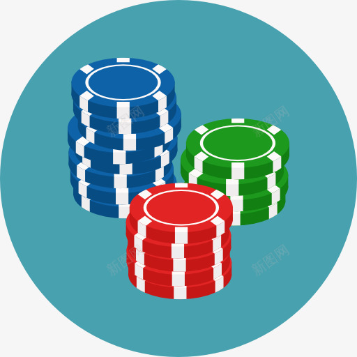 芯片图标png_新图网 https://ixintu.com 德州扑克 扑克 爱好和自由的时间 赌博 赌场 赌注筹码