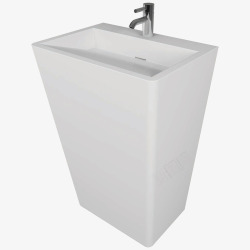 方形洗手池白色方形洗手池高清图片