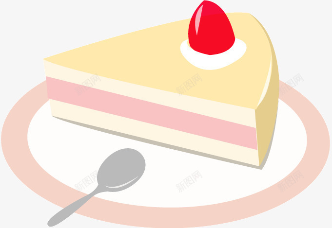 卡通可爱蛋糕png免抠素材_新图网 https://ixintu.com 卡通 可爱 奶酪 甜点 甜蜜 蛋糕