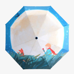 小王子雨伞素材