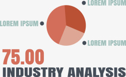 产业分析占比图矢量图素材