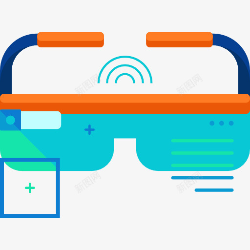 AR眼镜图标png_新图网 https://ixintu.com AR眼镜 多媒体 技术 数码 电子 虚拟现实