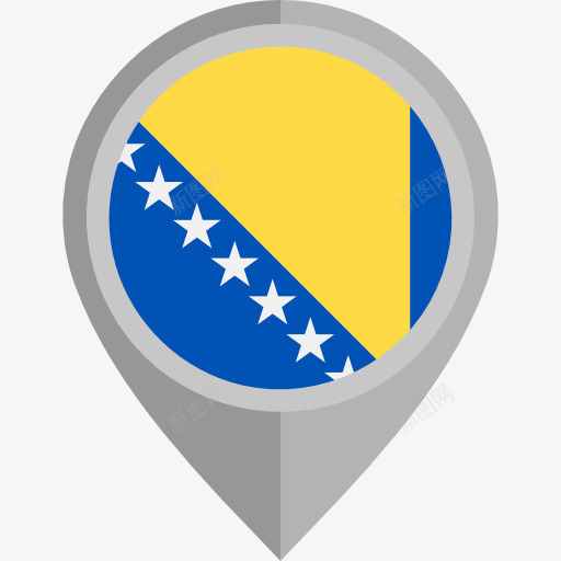 Bosnia和波黑图标png_新图网 https://ixintu.com 占位符 国家 旗 旗帜 民族 波斯尼亚和黑塞哥维那
