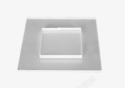 正方形板透明白色亚克力板子高清图片