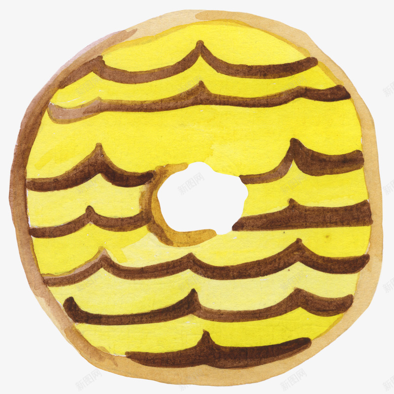 黄色美味蛋糕西餐甜食甜甜圈png免抠素材_新图网 https://ixintu.com 甜甜圈 甜食 美味 蛋糕 西餐 黄色