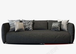 灰色的沙发北欧灰色沙发高清图片
