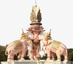 卡通手绘泰国大象素材