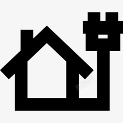 住宅物业房子图标高清图片