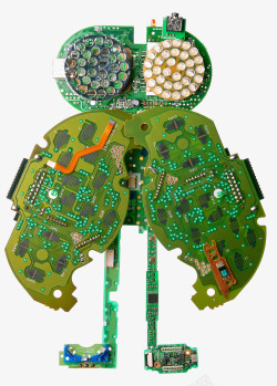 电子电路板创意电路板昆虫高清图片
