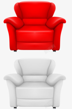 新颖舒适红色沙发家具沙发高清图片