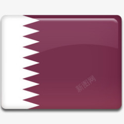 国旗卡塔尔最后的旗帜素材