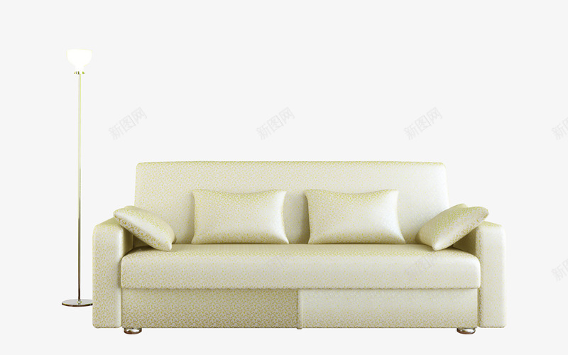 家装白色沙发png免抠素材_新图网 https://ixintu.com 家装 沙发 白色
