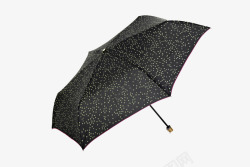 黑色晴雨伞黑色波点晴雨伞高清图片