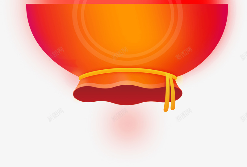 卡通红色钱袋造型png免抠素材_新图网 https://ixintu.com 卡通 红色 造型 钱袋
